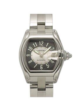 Cartier Roadster LM Watch Date Gray Automatic Winding
